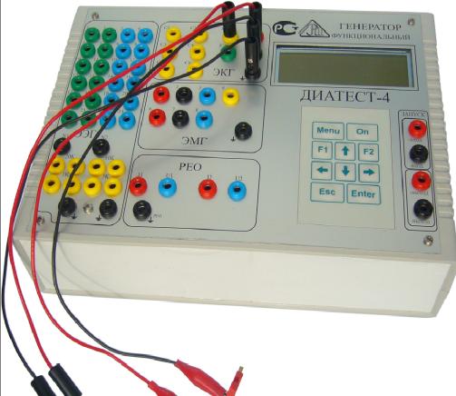 Генератор сигналов прецизионный для поверки электрокардиографов РУДНЕВ-ШИЛЯЕВ ДИАТЕСТ-4 Устройства сопряжения